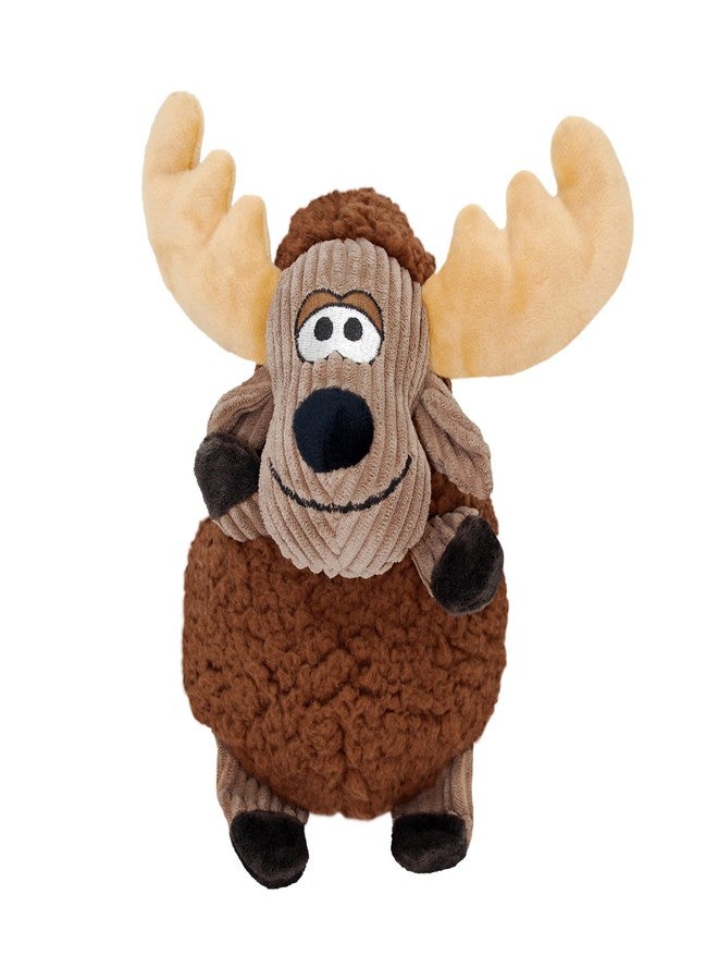 KONG Sherps Floofs – Plush Dog Toy with Flat Squeaker & Crackly Noise – Soft, Snuggly Cuddly Toy for Indoor Fetch & Gentle Play, Durable Lined Design (Moose/Sheep Combo) - Image 3
